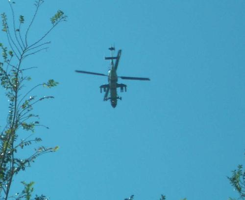 Hoppers Crossing helicopter - This chopper flew above our house today, there is an airshow this weekend.