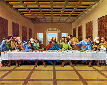 last supper - jesus and the apostles in the last supper