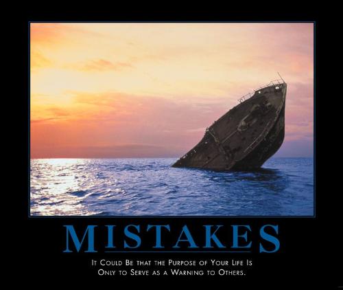 mistakes - mistakes do you admit it?