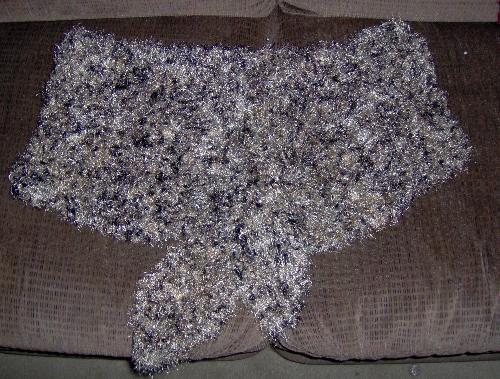 Crocheted Shawl - Crocheted shawl using a varity of yarns.