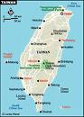 Taiwan - map of Taiwan