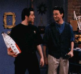 Friends - joey and chandler of friends