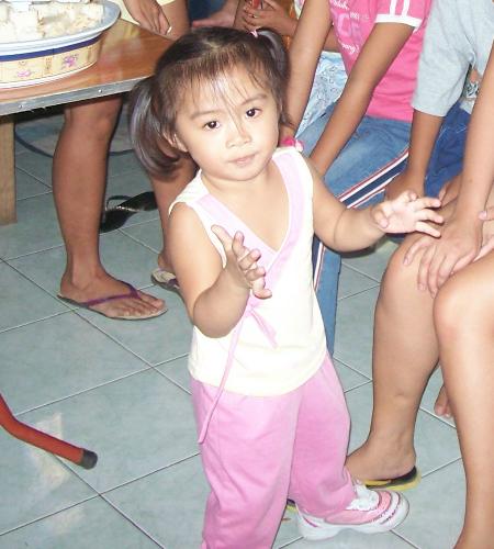 My beautiful daughter Fiona - My dearest daughter during her 2nd birthday party at home. Isn't she sweet?