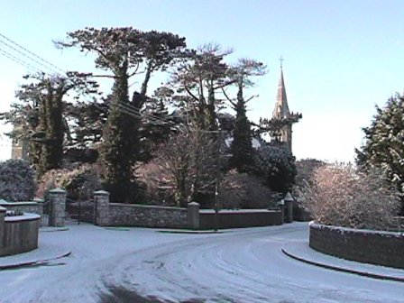 North County Dublin - A snowy winter's day in Ireland.
