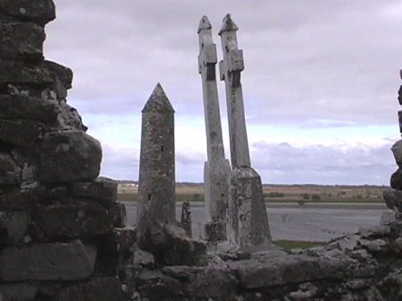 Clonmacnoise - Ruins at Clonmacnoise.