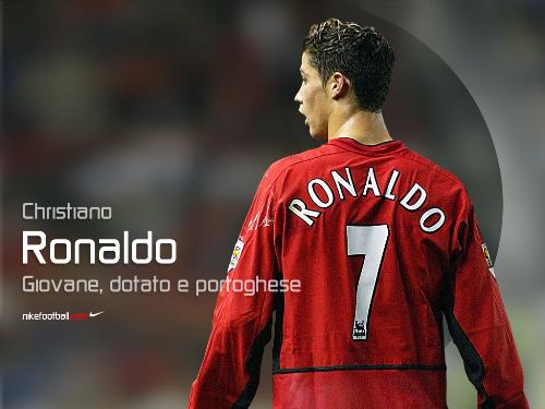 Cristiano Ronaldo - Cristiano Ronaldo; Probably the best player at Man Utd