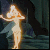 disney - disney's tinkerbell being very bored