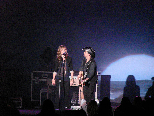 Sugarland - Jennifer Nettles & Kristian Bush of Sugarland live at the Salem Civic Centre in Salem, Virgina.
