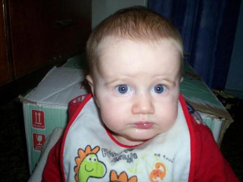 my newphew - who was also a year old on 21 feb 07