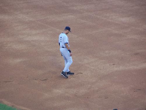 No. 2, my man Derek Jeter - This is Derek Jeter in Arlington during a game he played against the Texas Rangers. By the way, the Yankees won!