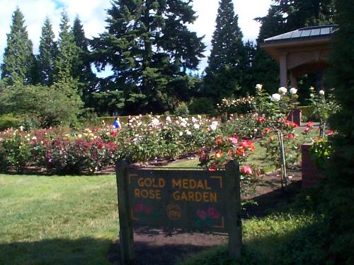 International Rose Test Garden - This is the sign at Portland's rose garden before the changed the name. This garden has been here since 1919. It is absolutely stunning in person when the roses are in bloom in June, at the same time as the city's huge Rose Festival.