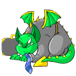 Neopet Bank manager - Your NP is safe with this hungry Sjeith watching ove rit but you still have to visit once a day to collect your interest!