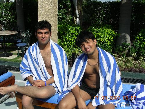 water polo - resting after 3rd win