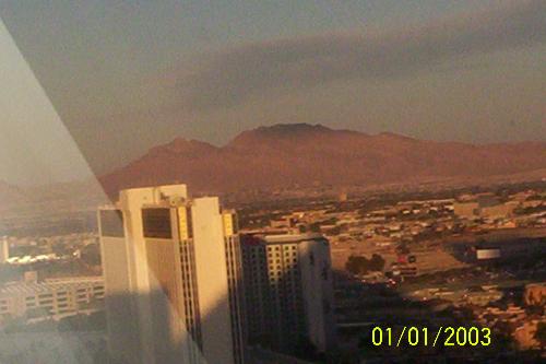 Viva Las Vegas - View from the Luxor Hotel in Las Vegas.