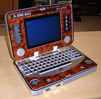 Atari 800 XE Laptop - This one of a kind Atari 800 XE Laptop ROCKS!!!