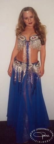 Jenna Von Oy - Bellydancer Costume - Jenna Von Oy dressed as a belly dancer