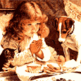 Prayer, children - Little girl praying