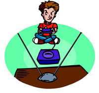 video game - kid playing video game