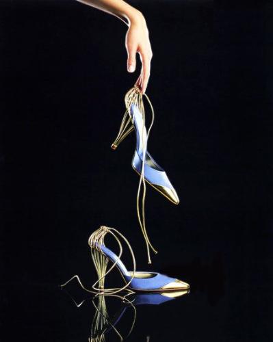The art of vision - a pair of shoes