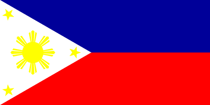 Philippine flag - Luzon, Visayas and Mindanao