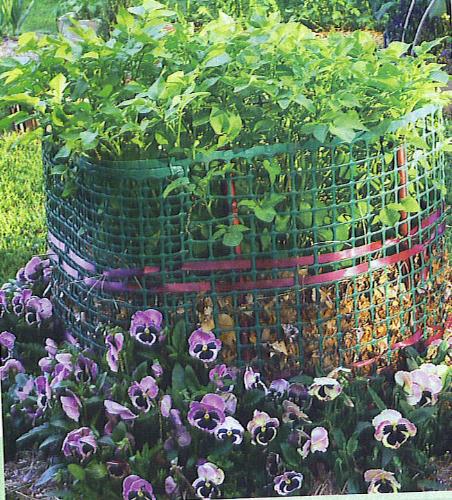 compost pile - Isn't it cute? I copied it from a magazine I get