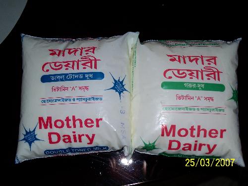 milk - just got these two packets for today