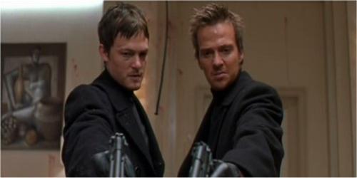 The Saints brothers. - This is a picture from the movie Boondock Saints featuring the two brothers.