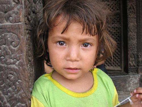 a nepal child - in nepal