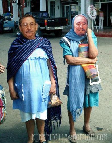 Fidel castro and his brother - I Make this photos about fidel castro and his brother. What do you thinks?