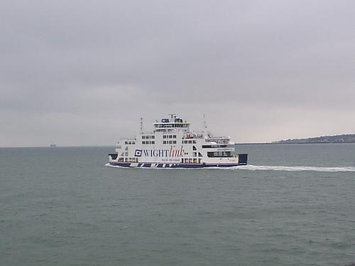 Isle of Wight Ferry in the Solent - Isle of Wight Ferry in the Solent.