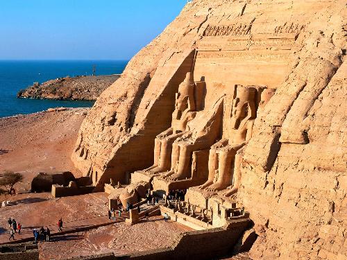 structure of egypt - Abu Simbel, Near Aswan, Egypt