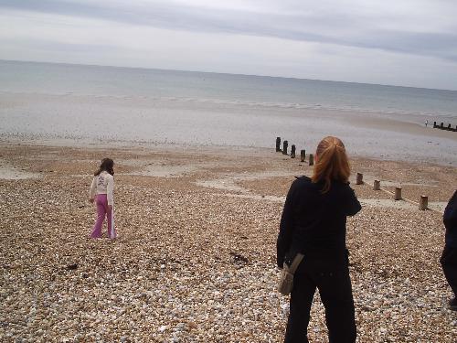Bognor Beach - The pebbly end of Bognor Beach