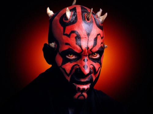 the dark apprentice - Darth Sidius' apprentice in Star Wars Episode 1: The Phantom Menace...