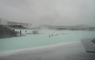 iceland - hot water spring