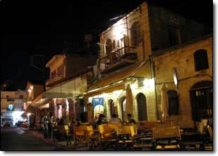 cyprus - cafe's by night
