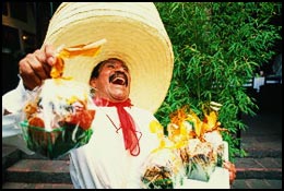 mexico - souvenirs seller