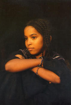 Targui - Beautiful Tuareg girl.