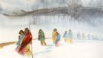 Trail of tears - Depiction