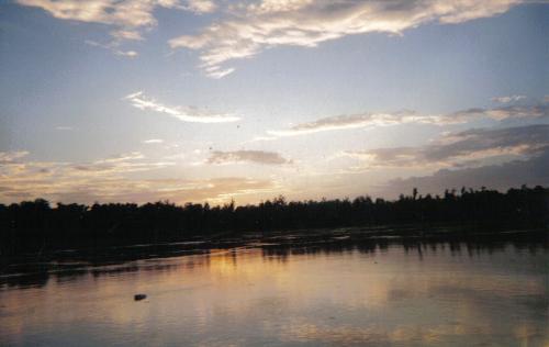 Arkansas River - I took this photo of the Arkansas River as the sun was setting.