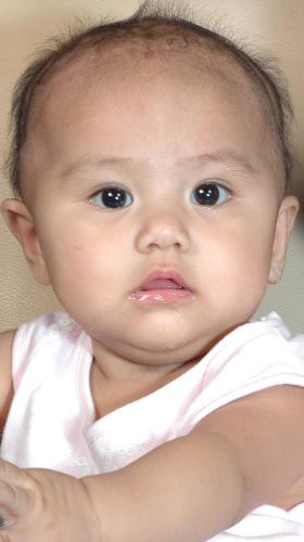baby khristine - here's my almost six-month old baby. her name is khristine. well i just love her. ches a cutie!!!!!!!