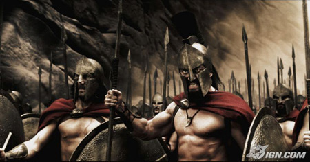 300 the movie - Have you watch it already guys? Its really nice..a movie to watch..The graphics and the cinematography really was great.. Its about the last stand og King Leonidas of Sparta againts the persian invaders.