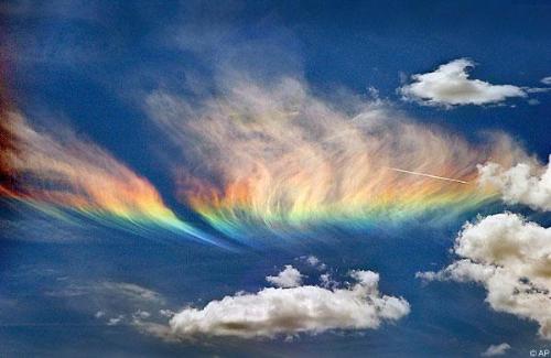 FIre Rainbow - This is a photo of a rare fire rainbow. 