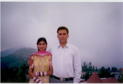 Me & My Wife.... - It was taken soon after marriage, when we we went out for our Honeymoon to SHIMLA / MANALI a popular hill stations in India.