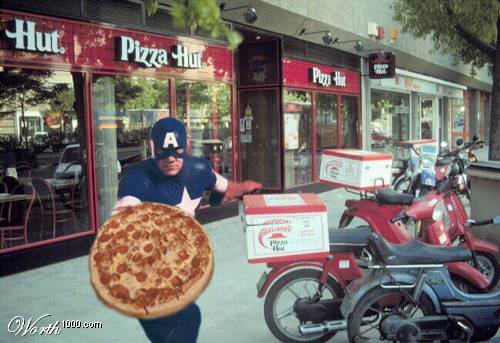 Captain America - Pizzaaaaaaaaaaaaaaaaaaaaaaaahhh!!!