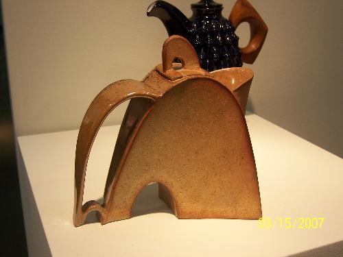 Pottery - stoneware teapot Pottery - stoneware teapot