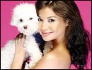 anne curtis - anne curtis with puppy