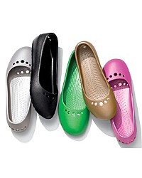croc ballet flats - my pair is light pink. Arent they adorable?