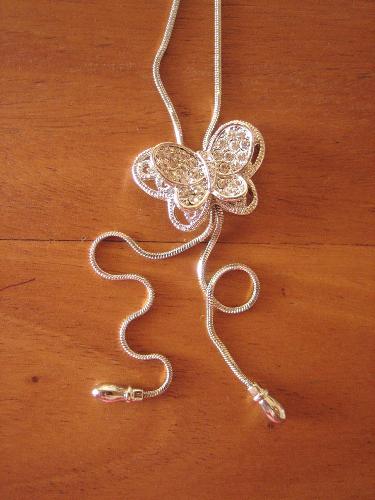 Butterfly necklace - This is one of the best seller. Double butterfly. I also found it's cute.