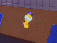 homer - Home Simpson moving gif file. I wonder if it will move when uploaded here...