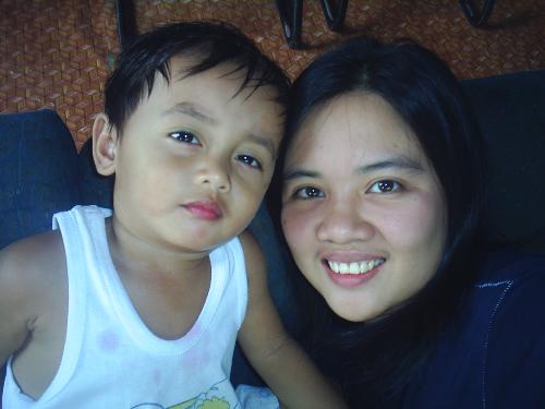 my handsome nephew!!! - taken at home...bonding moment.